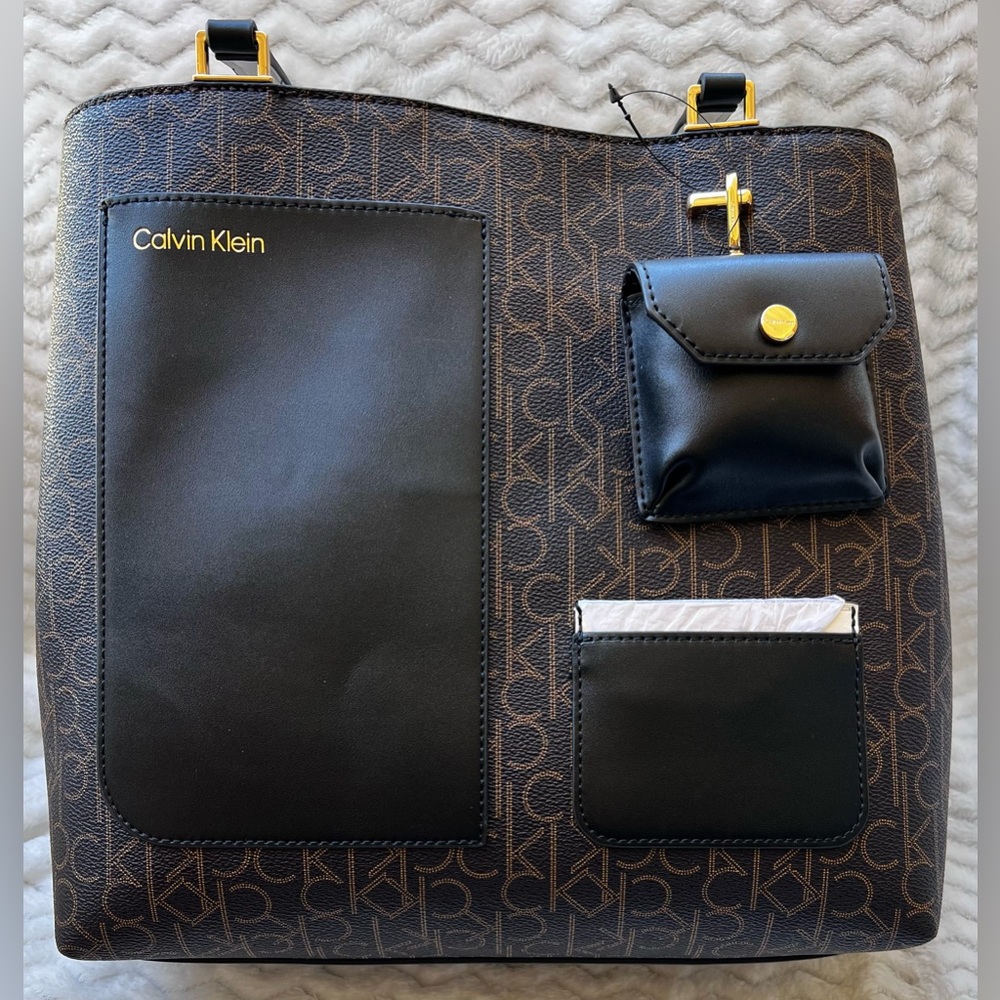 NWT Calvin Klein Brown Handbag